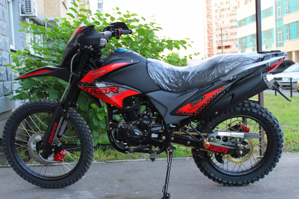 Купить 250 кубовый. Мотоцикл Fighter 250 TSR. TSR 250 Enduro. Эндуро Fighter TSR 250. Мотоцикл TSR 250 Enduro.